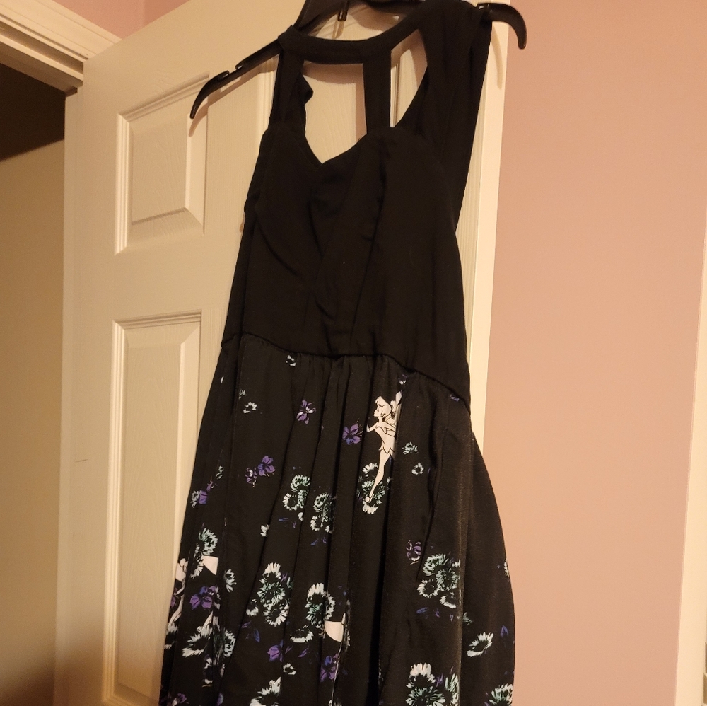 Disney Tinker Bell Cut-Out Neckline Dress
